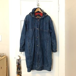 Super stylish vintage denim coat by Andy Johns.